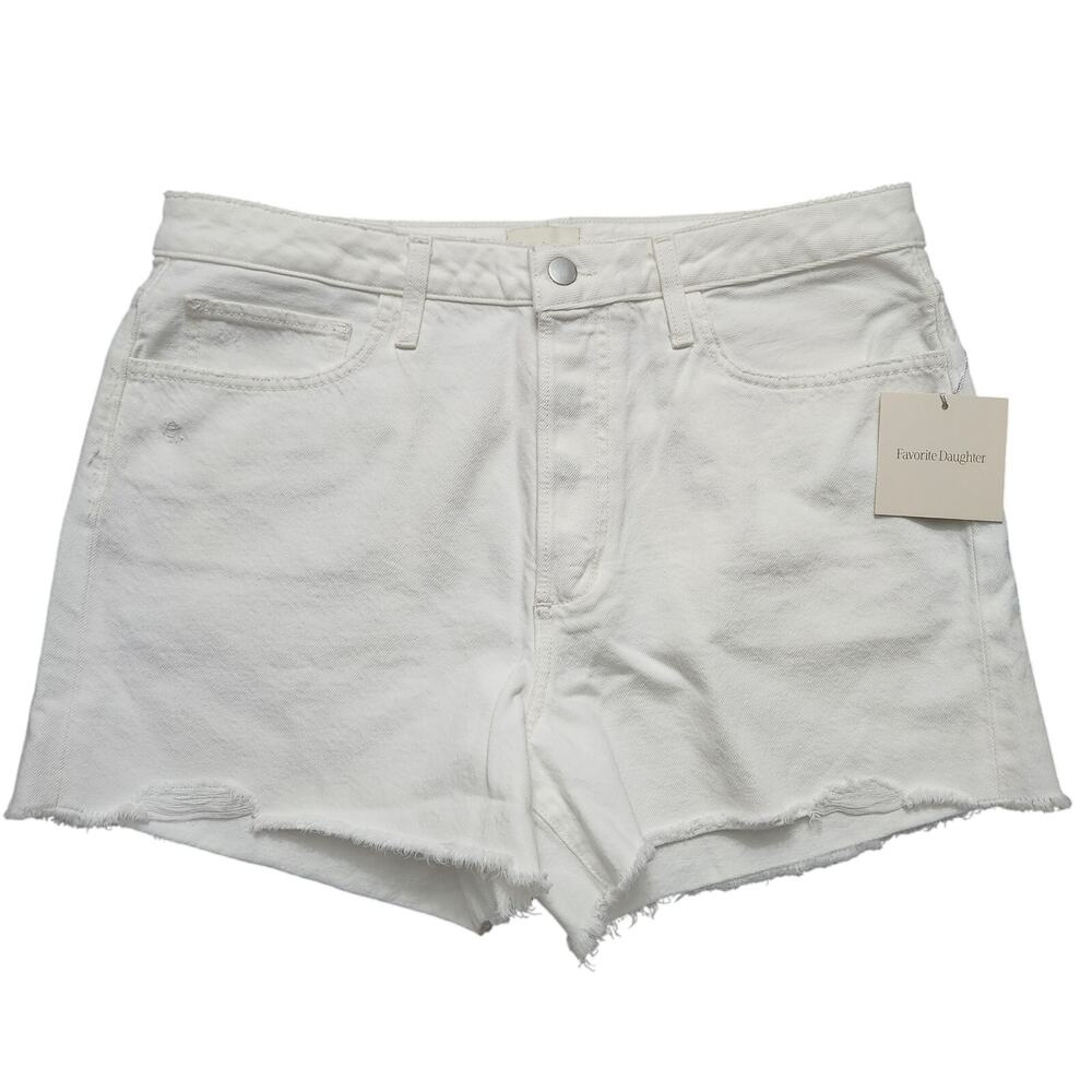 NWT Favorite Daughter Whistler White Shorts Size 29